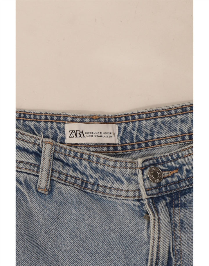 Dżinsy damskie Zara Cargo Straight EU 38 Small W32 L32 Niebieskie