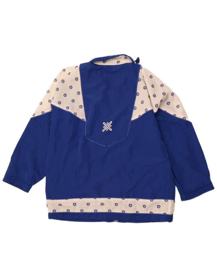 Damska kurtka dresowa VINTAGE 2XL w kolorze niebieskim, retro