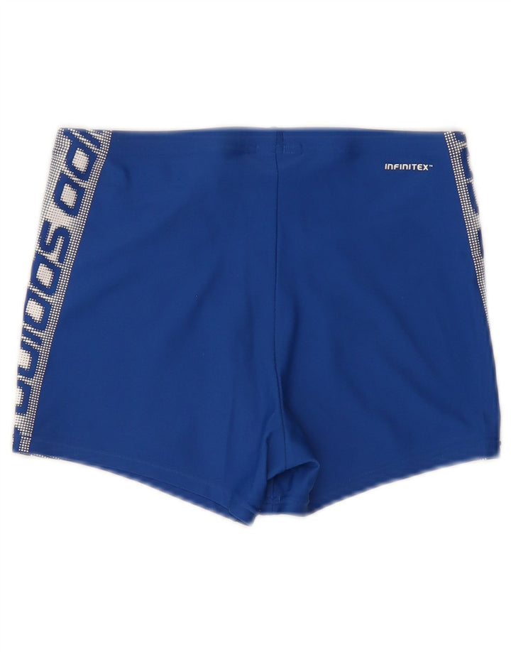 Męskie spodenki kąpielowe Adidas Graphic, średni niebieski nylon