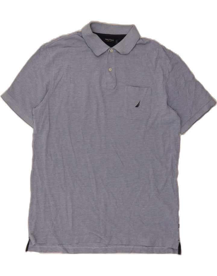 NAUTICA Mens Polo Shirt XL Blue Cotton Vintage Nautica and Second-Hand Nautica from Messina Hembry 