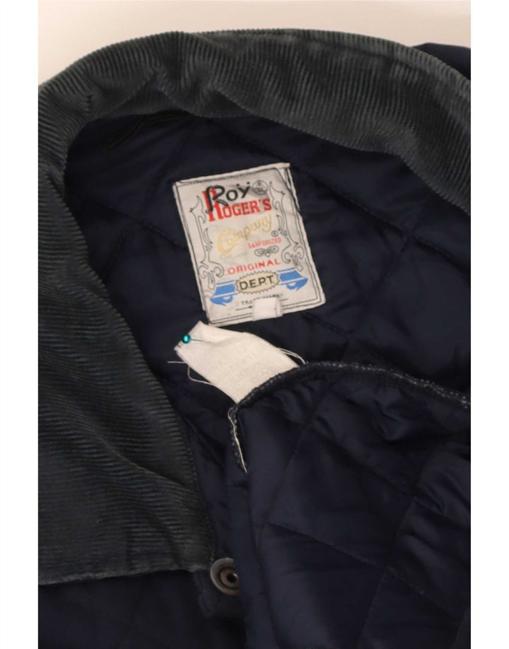 Męska pikowana kurtka Roy Rogers UK 42 XL granatowa