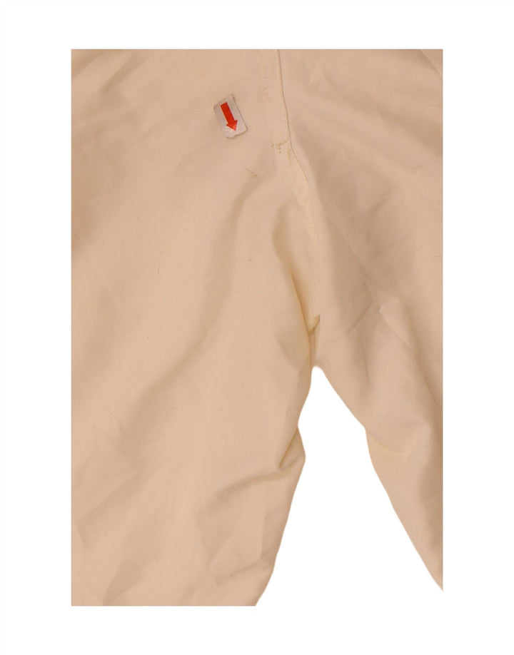 BIKKEMBERGS Mens Graphic Swimming Shorts Medium Off White Colourblock Vintage Bikkembergs and Second-Hand Bikkembergs from Messina Hembry 