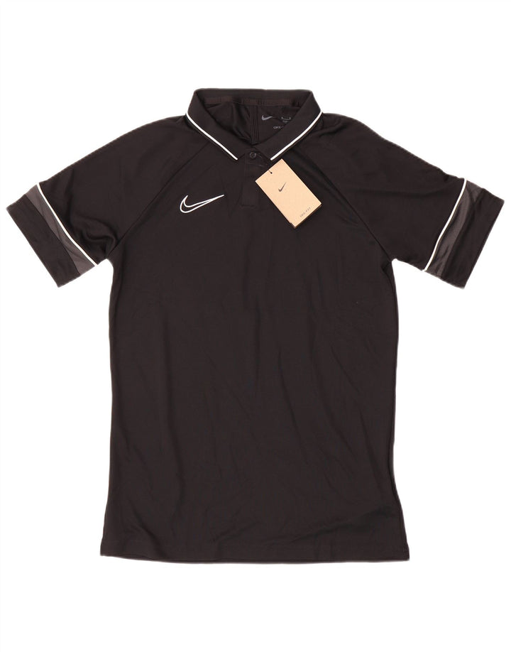 Męska koszulka polo Nike Dri Fit, poliester w kolorze średniej czarnej kolorystyki