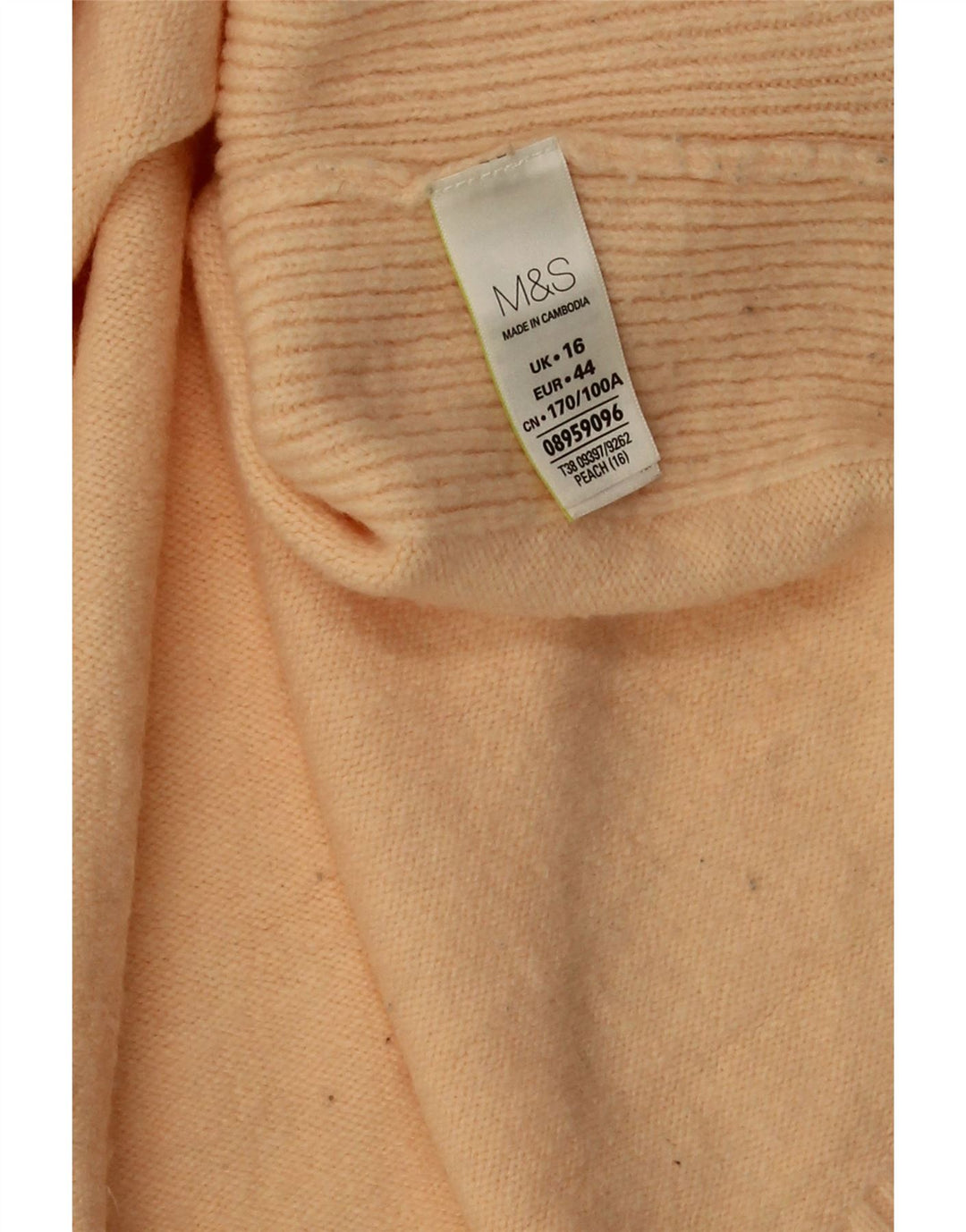 Marks & Spencer Damski sweter z golfem UK 16, duży różowy