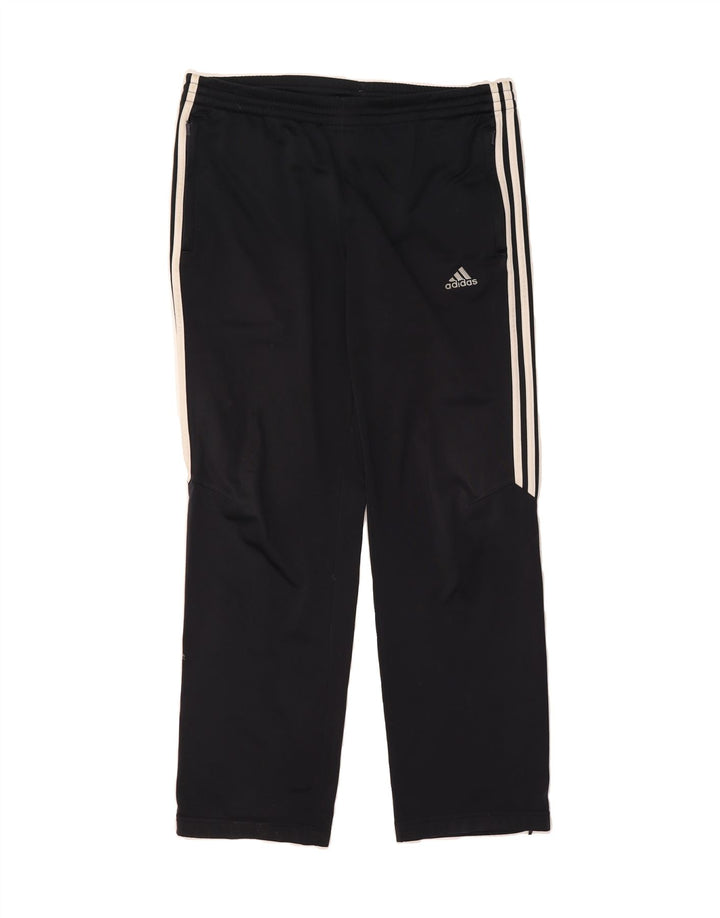 ADIDAS Mens Tracksuit Trousers UK 40/42 Medium Black Polyester Vintage Adidas and Second-Hand Adidas from Messina Hembry 