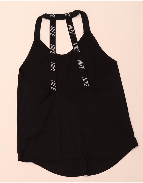 Damska kamizelka NIKE Dri Fit Loose Fit Graphic UK 12 Średnia czerń