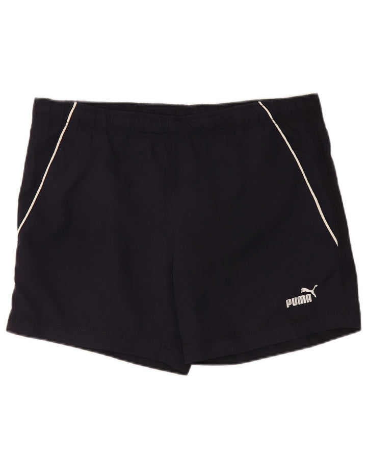 PUMA Mens Sport Shorts Small Navy Blue Polyester Sports