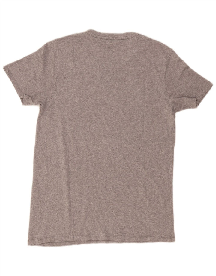 Męski T-shirt z grafiką Levi's, mały, szary, nakrapiany