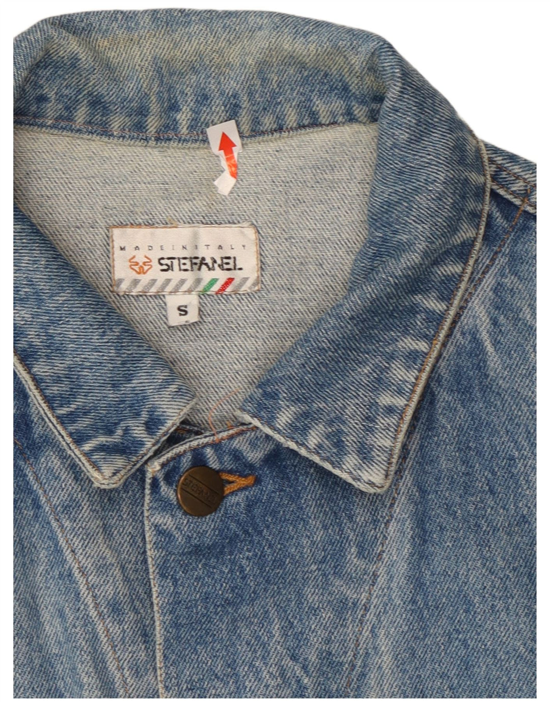 Męska kurtka dżinsowa Stefanel UK 36 Small Blue