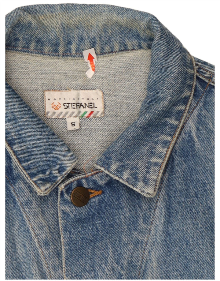 Męska kurtka dżinsowa Stefanel UK 36 Small Blue
