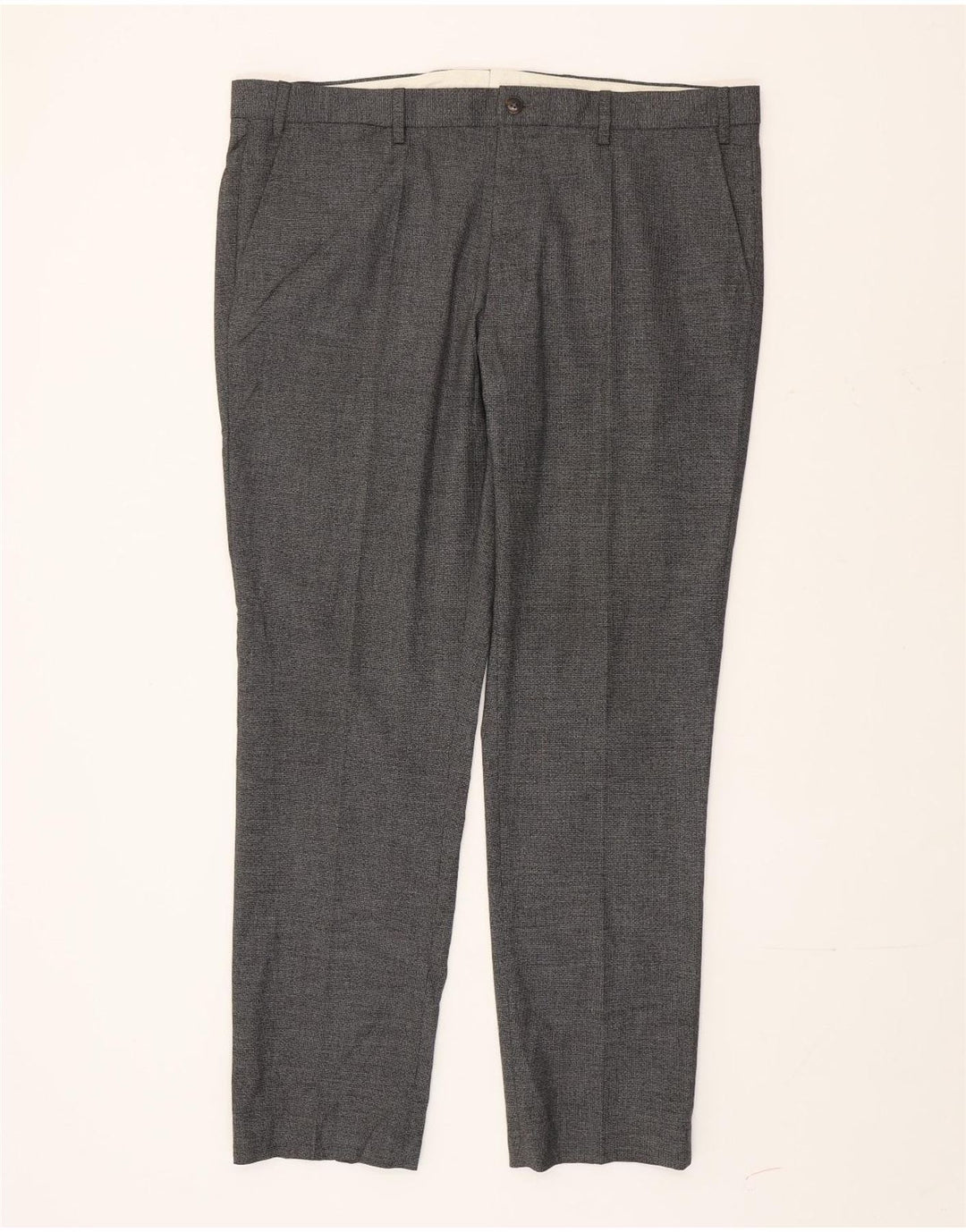 Męskie spodnie Chino Marks & Spencer W38 L31 Szary poliester