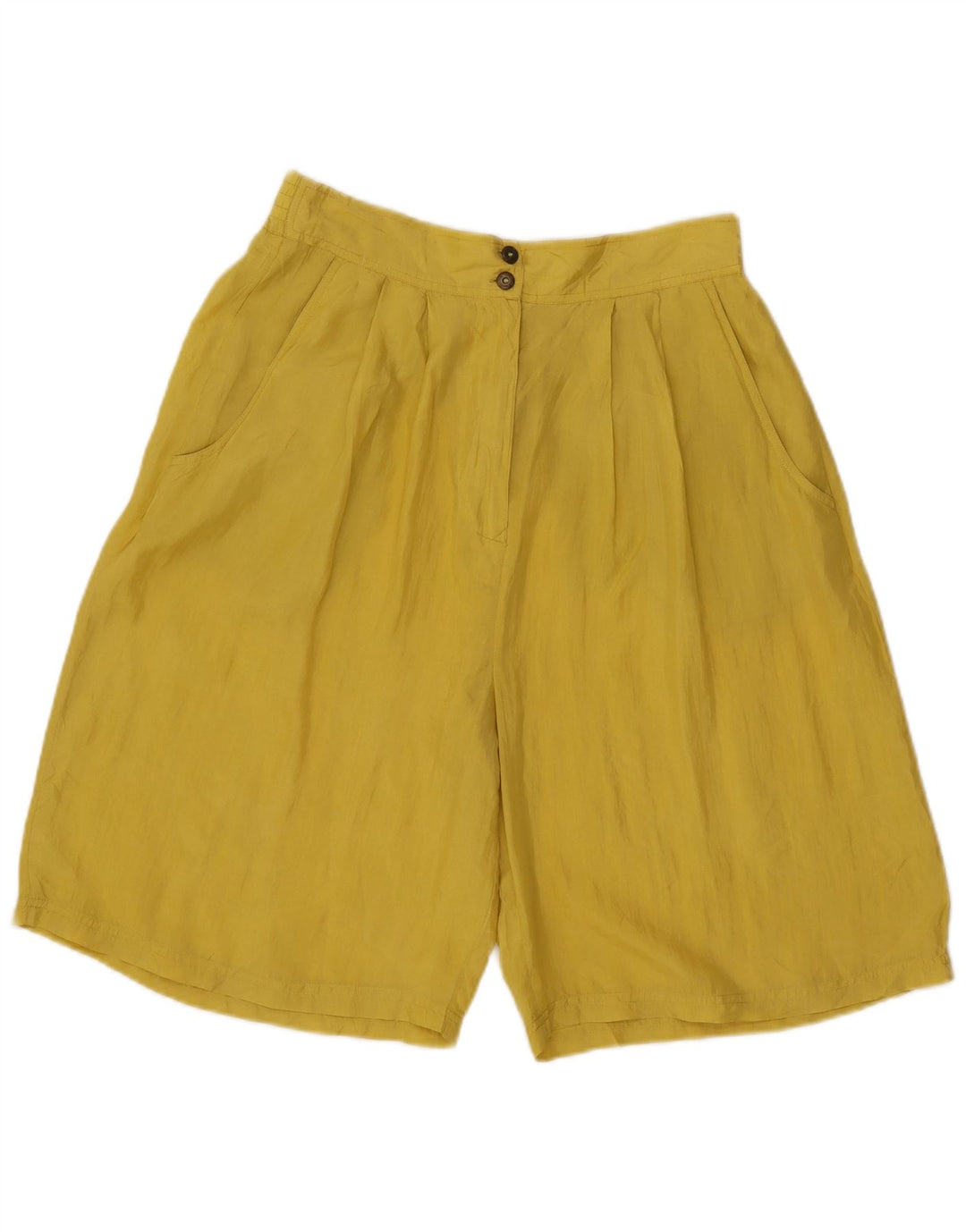 Damskie bermudy MPG z wysokim stanem IT 44 Medium W29 Żółty jedwab