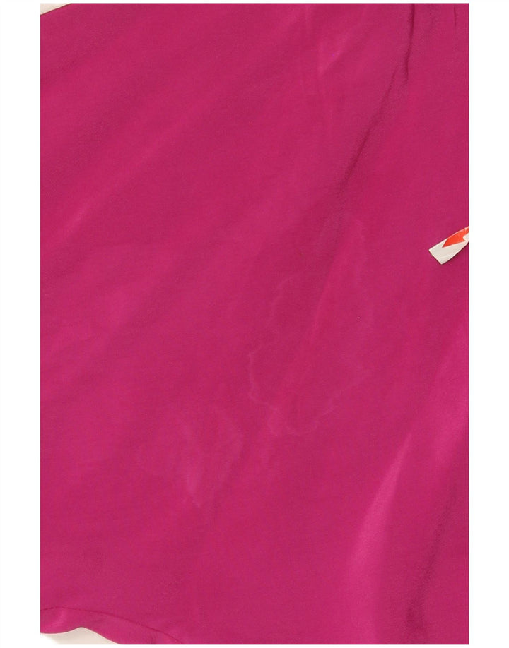 Damska bluzka oversize Franco Ziche Top UK 8 Small Pink Acetate