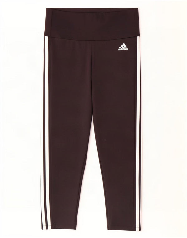 Damskie legginsy Adidas Aeroready Capri UK 8/10, mały, czarny poliester