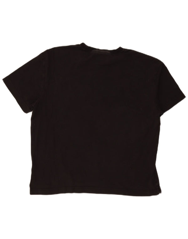 Męska koszulka Calvin Klein Comfort Fit Graphic Top XL, czarna, bawełniana