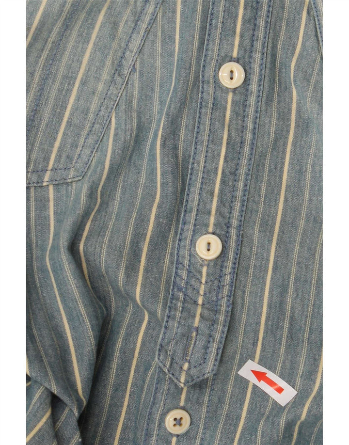 Koszula męska Levi's, bawełniana w średnie niebieskie paski