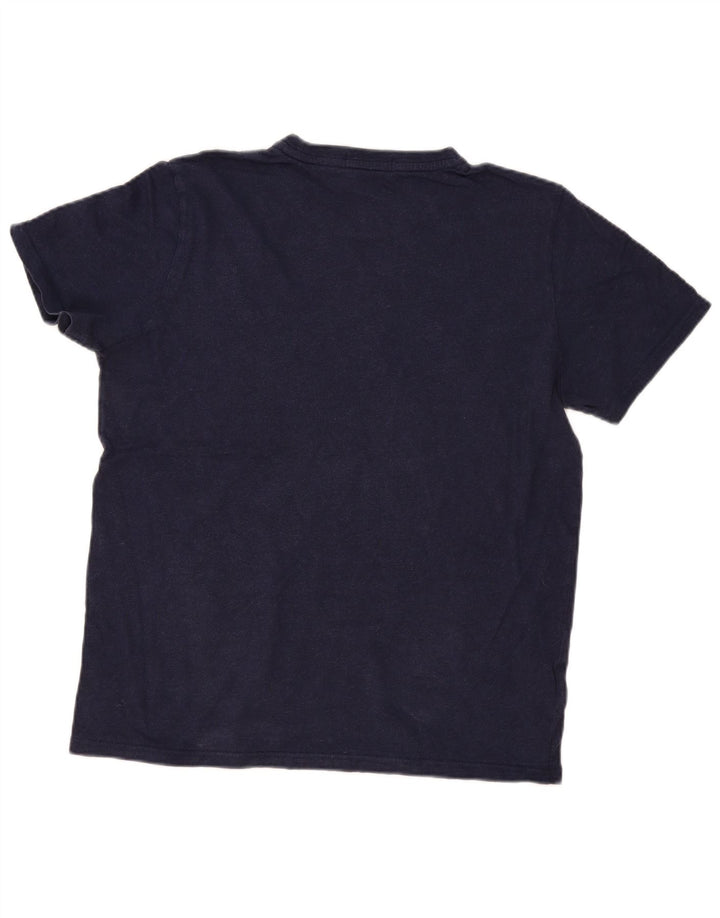 T-shirt męski Fred Perry, duży, granatowy, bawełniany