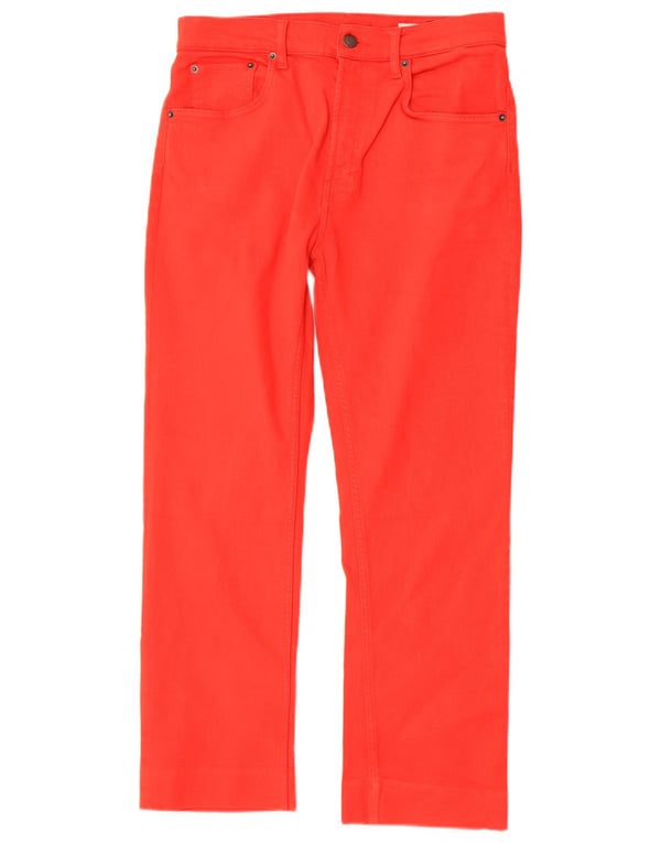 Damskie proste dżinsy Zara EU 40 Medium W30 L27 Czerwona bawełna