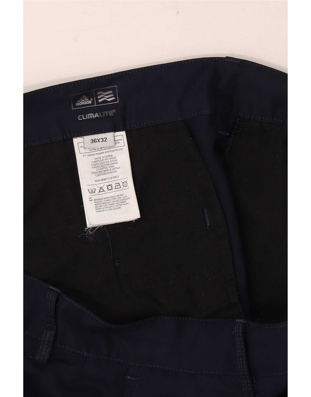 Spodnie Adidas Męskie Climalite Chino W36 L29 Granatowy Poliester