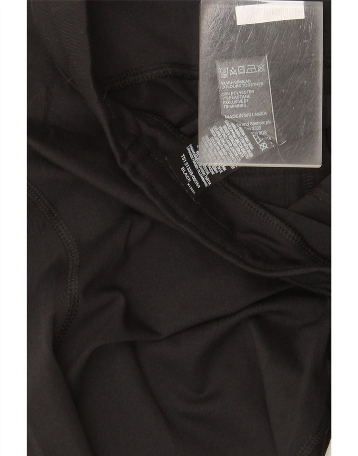 Legginsy damskie Marks & Spencer UK 12, średni czarny poliester