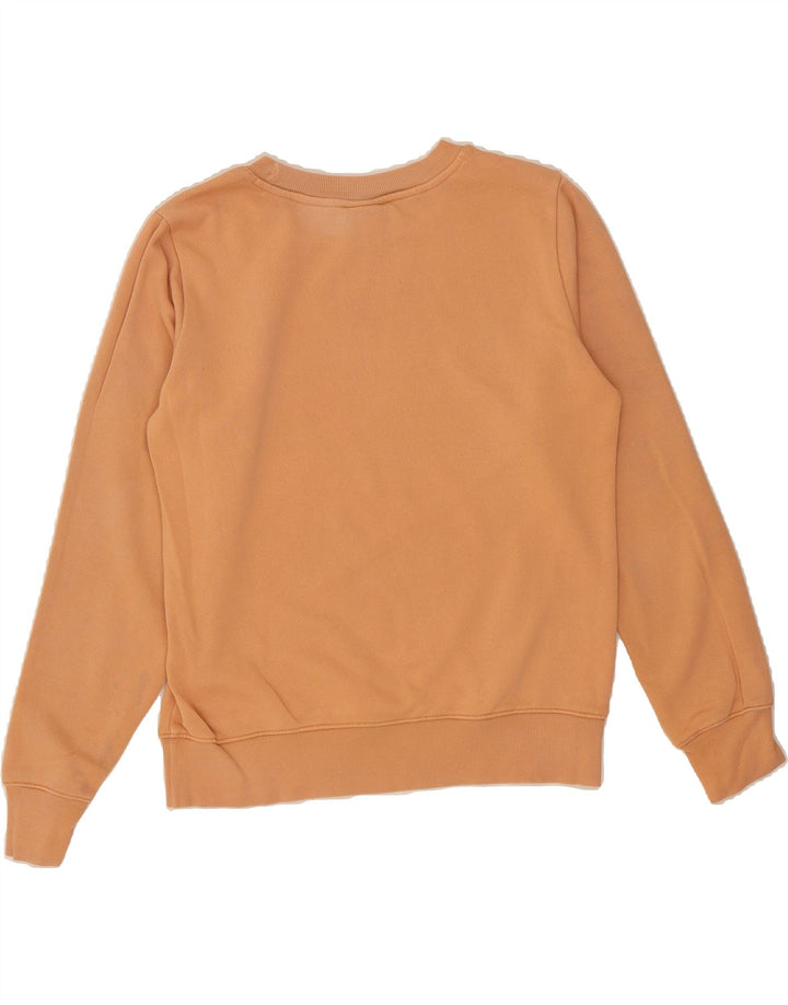 CHAMPION Womens Graphic Sweatshirt Jumper UK 14 Medium Orange Vintage Champion and Second-Hand Champion from Messina Hembry 
