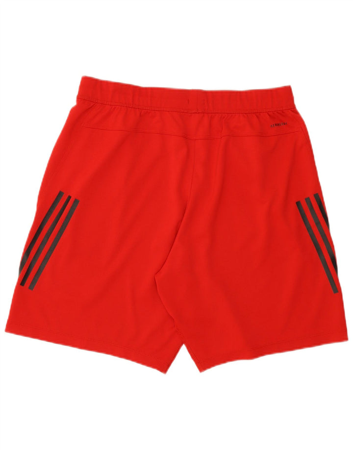 Męskie spodenki sportowe Adidas Aeroready, duże, czerwone, poliestrowe