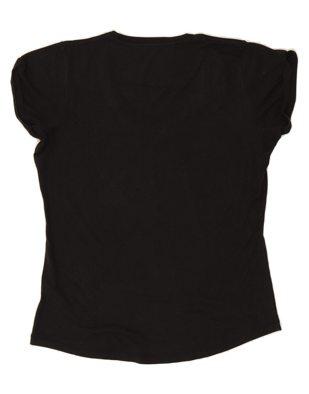 NIKE Womens Athletic Cut Graphic T-Shirt Top UK 14 Medium Black Polyester Vintage Nike and Second-Hand Nike from Messina Hembry 