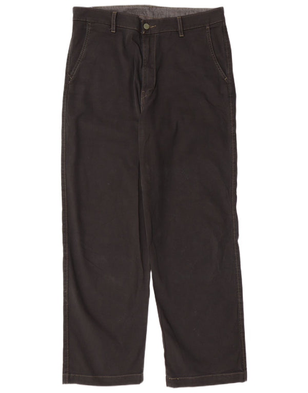 Męskie spodnie chino LEVI'S 540 Straight W33 L29 Czarna bawełna