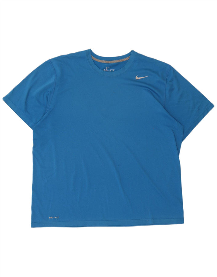Męski T-shirt Nike Dri Fit Top XL Niebieski