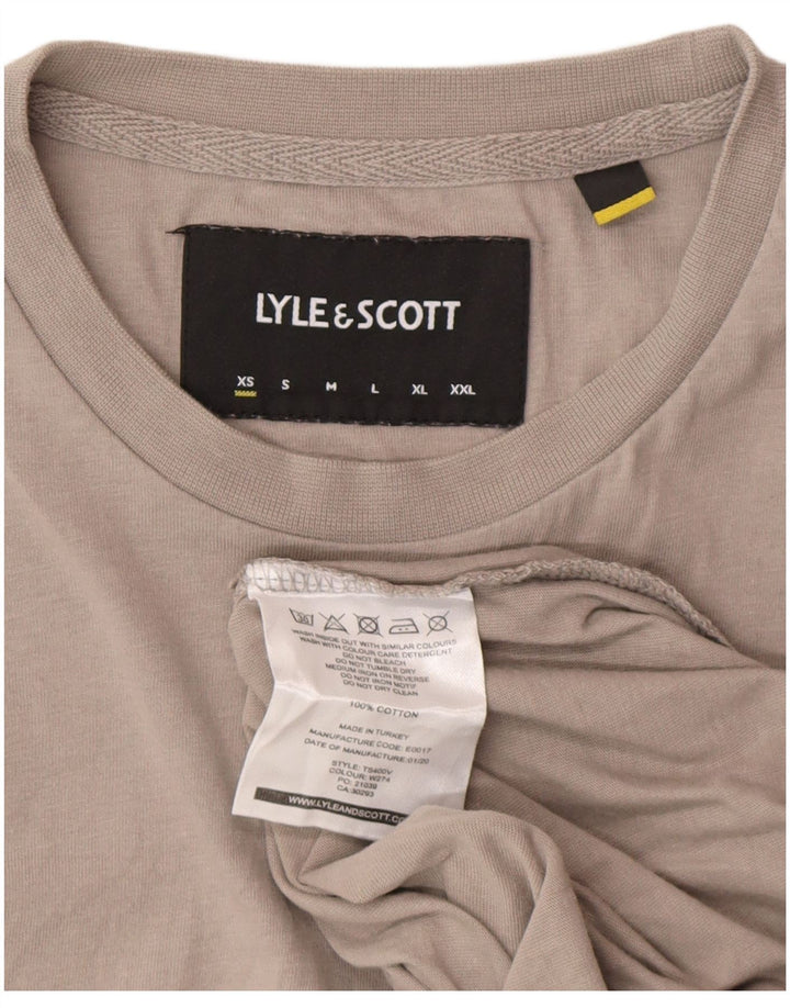 T-shirt męski Lyle & Scott Top XS, szary, bawełniany