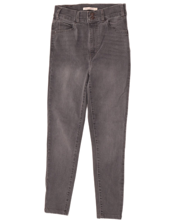 Damskie jeansy Levi's Mile High Super Skinny W27 L28 Szara bawełna