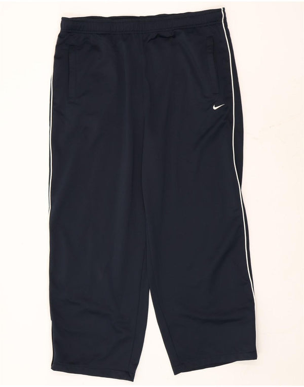 Męskie spodnie dresowe Nike XL, granatowe, poliestrowe