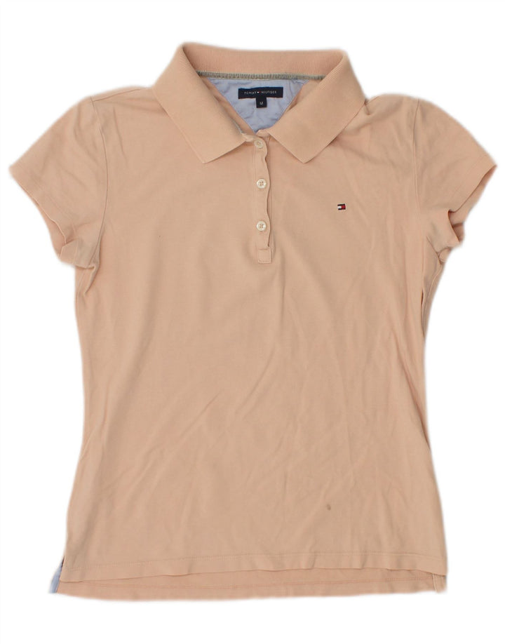 Damska koszulka polo Tommy Hilfiger UK 12, średnia pomarańcza