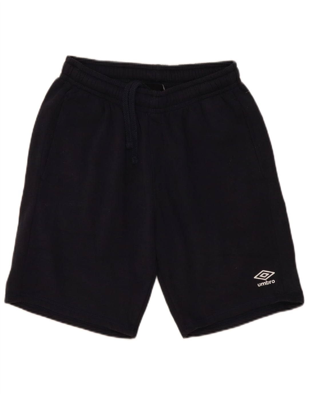 Męskie spodenki sportowe Umbro, średnie, granatowe, bawełniane