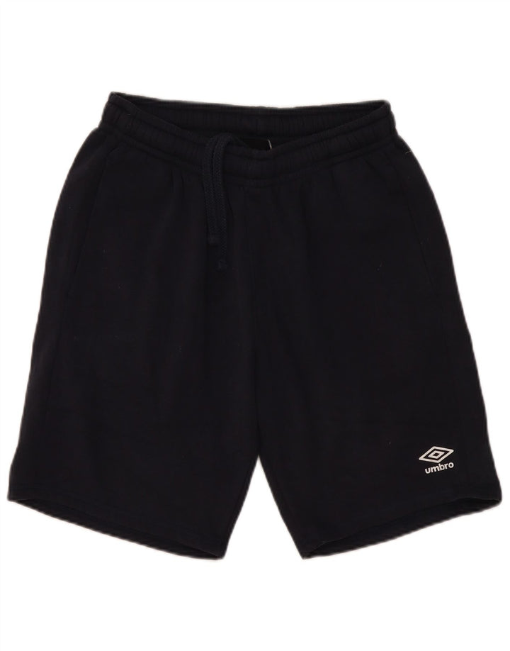 Męskie spodenki sportowe Umbro, średnie, granatowe, bawełniane