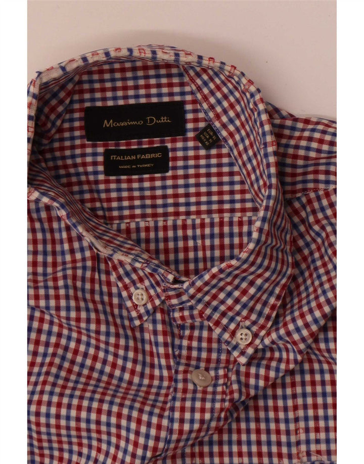 Koszula męska Massimo Dutti XL, wielobarwna kratka
