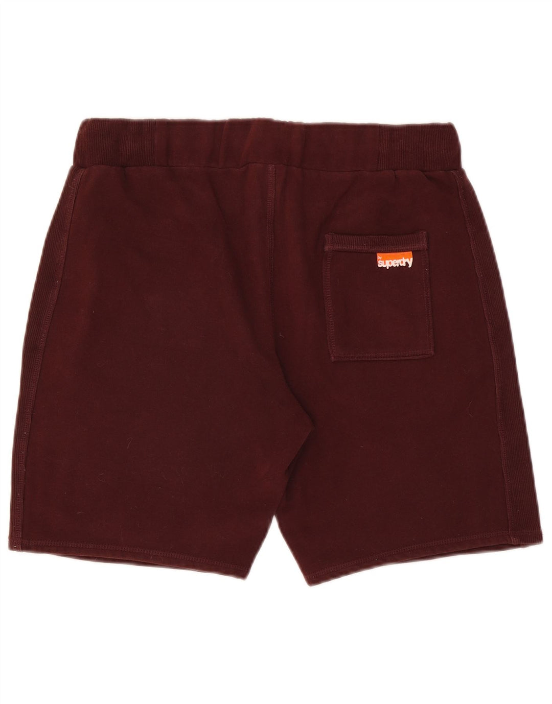 Męskie spodenki sportowe Superdry, średnia, bordowa bawełna