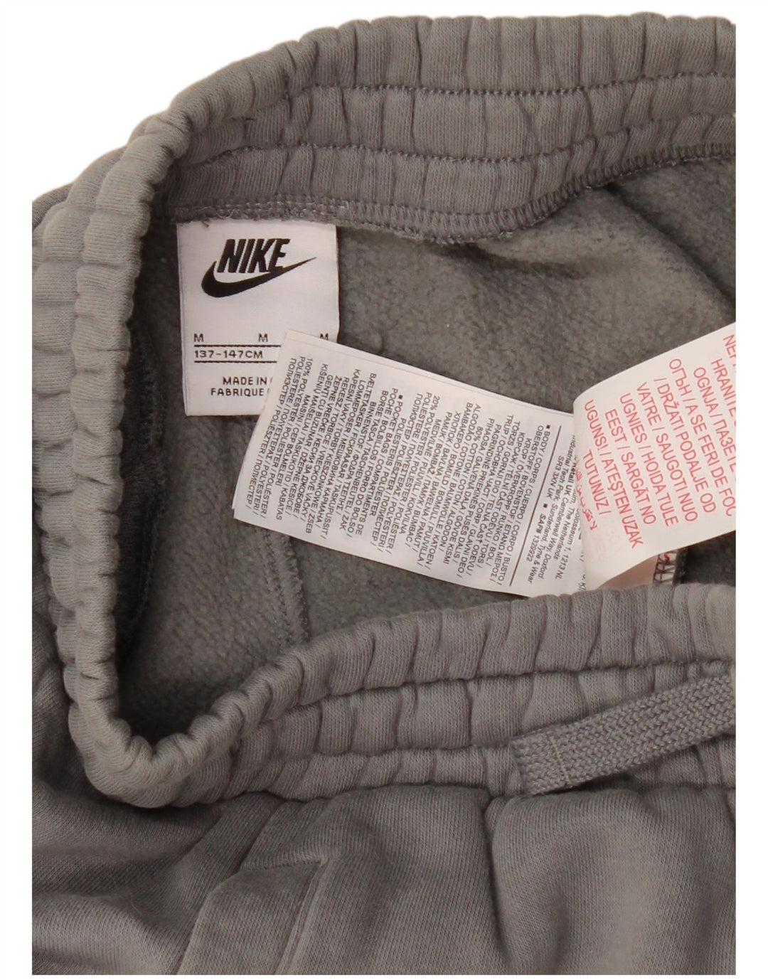 Chłopięce spodenki sportowe NIKE 10-11 lat, średnioszare, bawełniane