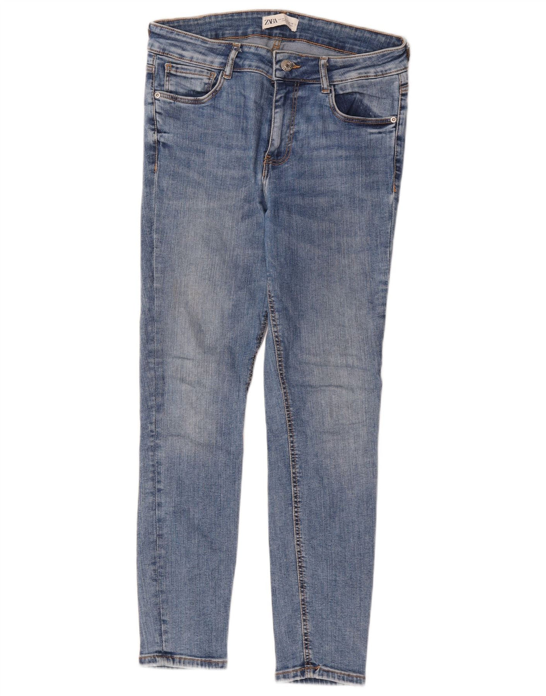 Damskie jeansy skinny Zara EU 40 Medium W30 L27 Niebieskie