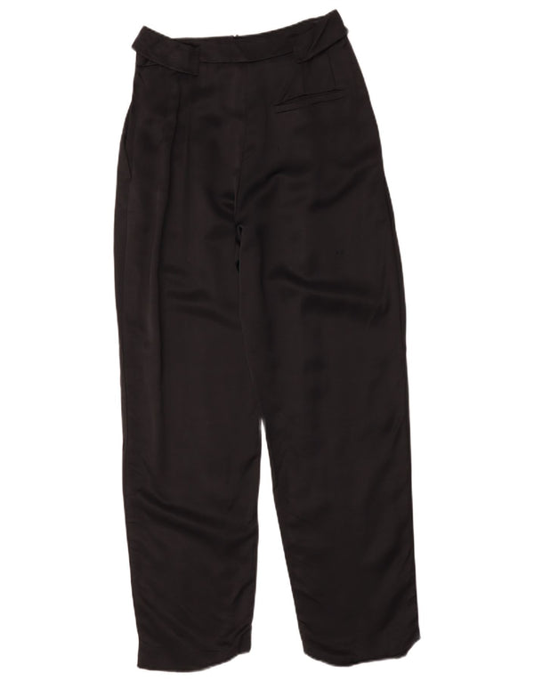 Damskie spodnie chino z wysokim stanem Whistles UK 10 Small W26 L27 Czarne