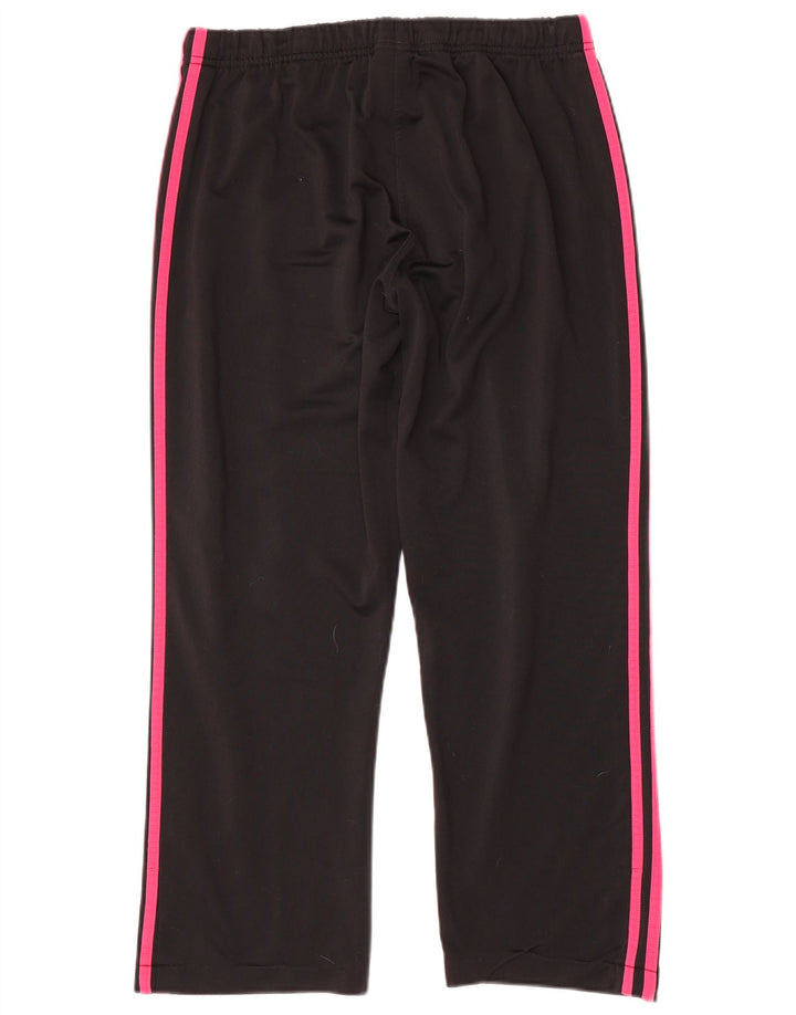 Damskie spodnie dresowe Adidas UK 16, duże, czarne, poliestrowe