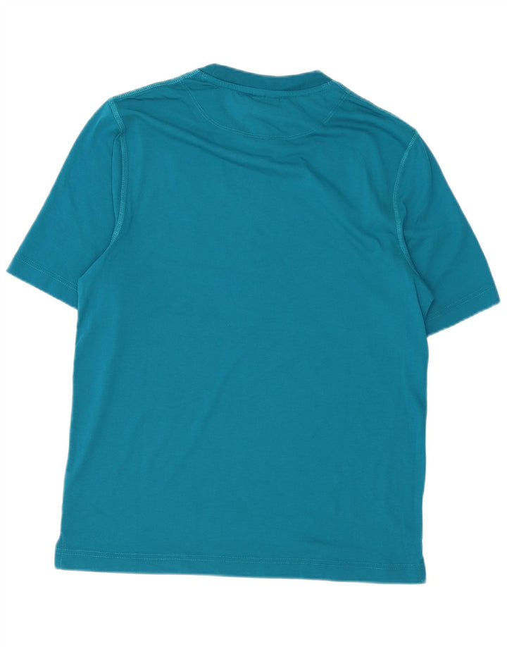 CANTERBURY Męski T-shirt Top Mały Niebieski Bawełniany