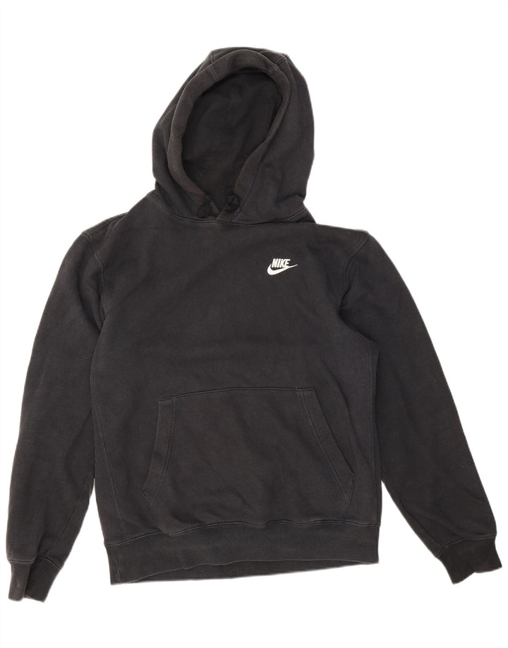 Męski sweter z kapturem NIKE, mały, czarny, bawełniany