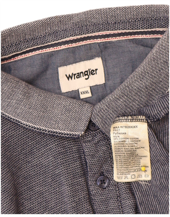 Męska koszulka polo Wrangler 3XL, granatowa, bawełniana