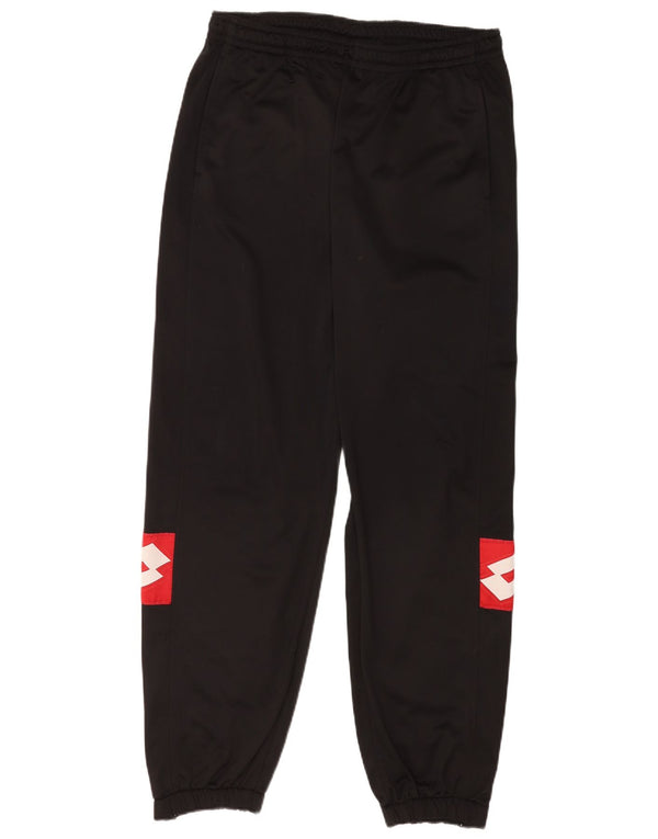 Męskie spodnie dresowe Lotto Graphic Joggers UK 44/46, duże czarne