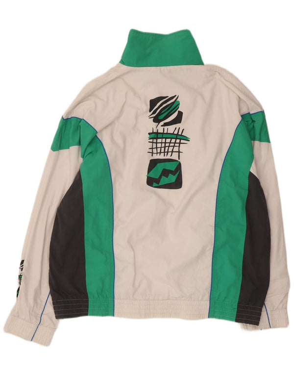 Męska kurtka dresowa Lotto Graphic XL z białym blokiem kolorów