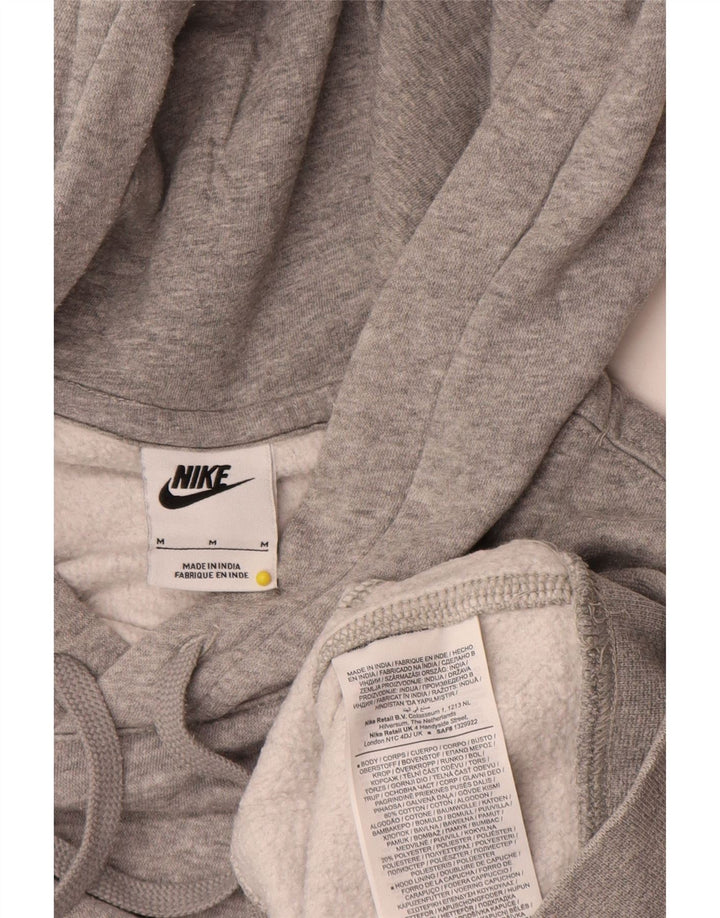 Męska bluza z kapturem Nike, średnia, szara, bawełniana nakrapiana
