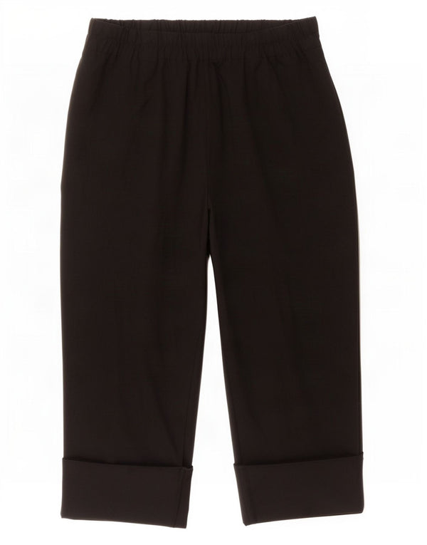 Damskie spodnie o luźnym kroju Zara 2XL W34 L25 Czarny poliester