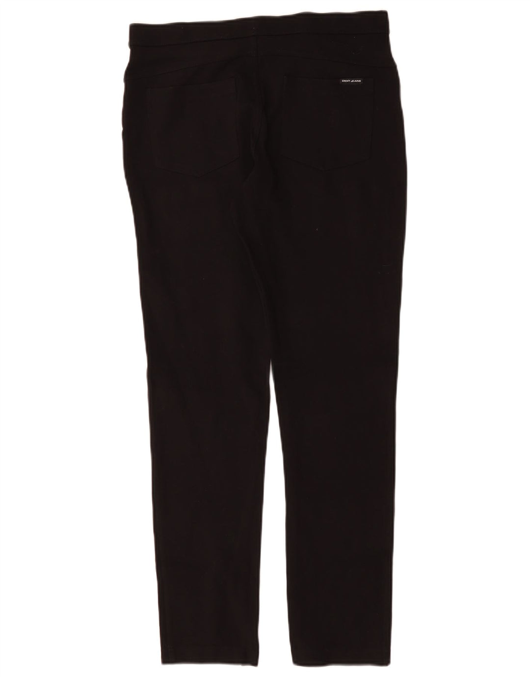Spodnie damskie Dkny Slim Casual, średnie W30 L29, czarna wiskoza