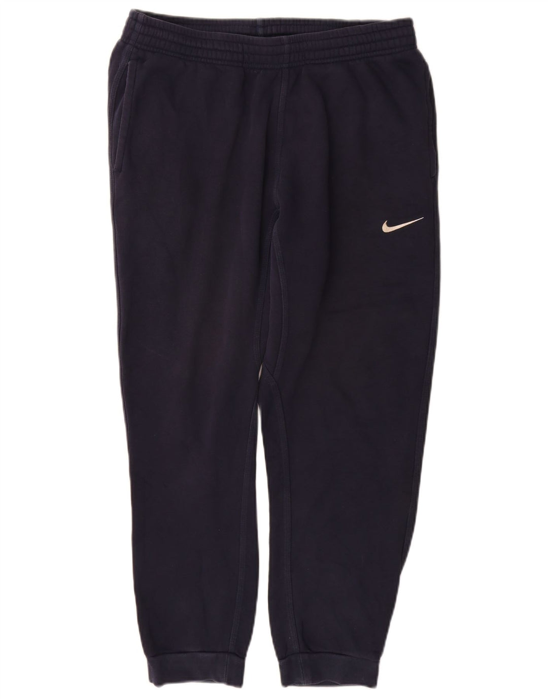 Męskie spodnie dresowe Nike, joggery, średnie granatowe, bawełniane
